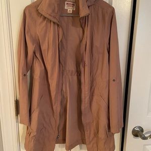 Dusty Pink Rain Coat. Never worn